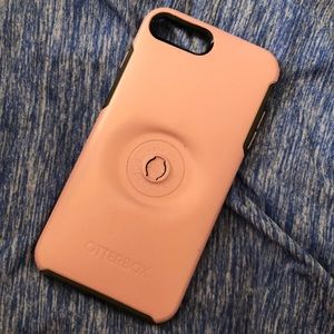 Cute purple otterbox iPhone 8 Plus phone case